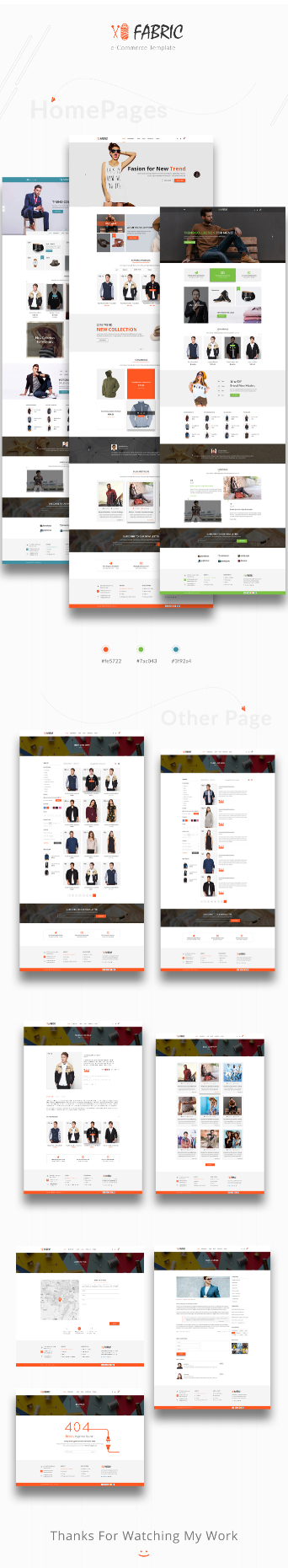 Fabric - Bootstrap eCommerce Website Template