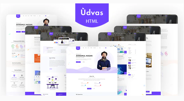 Udvas | Personal Portfolio HTML5 Template